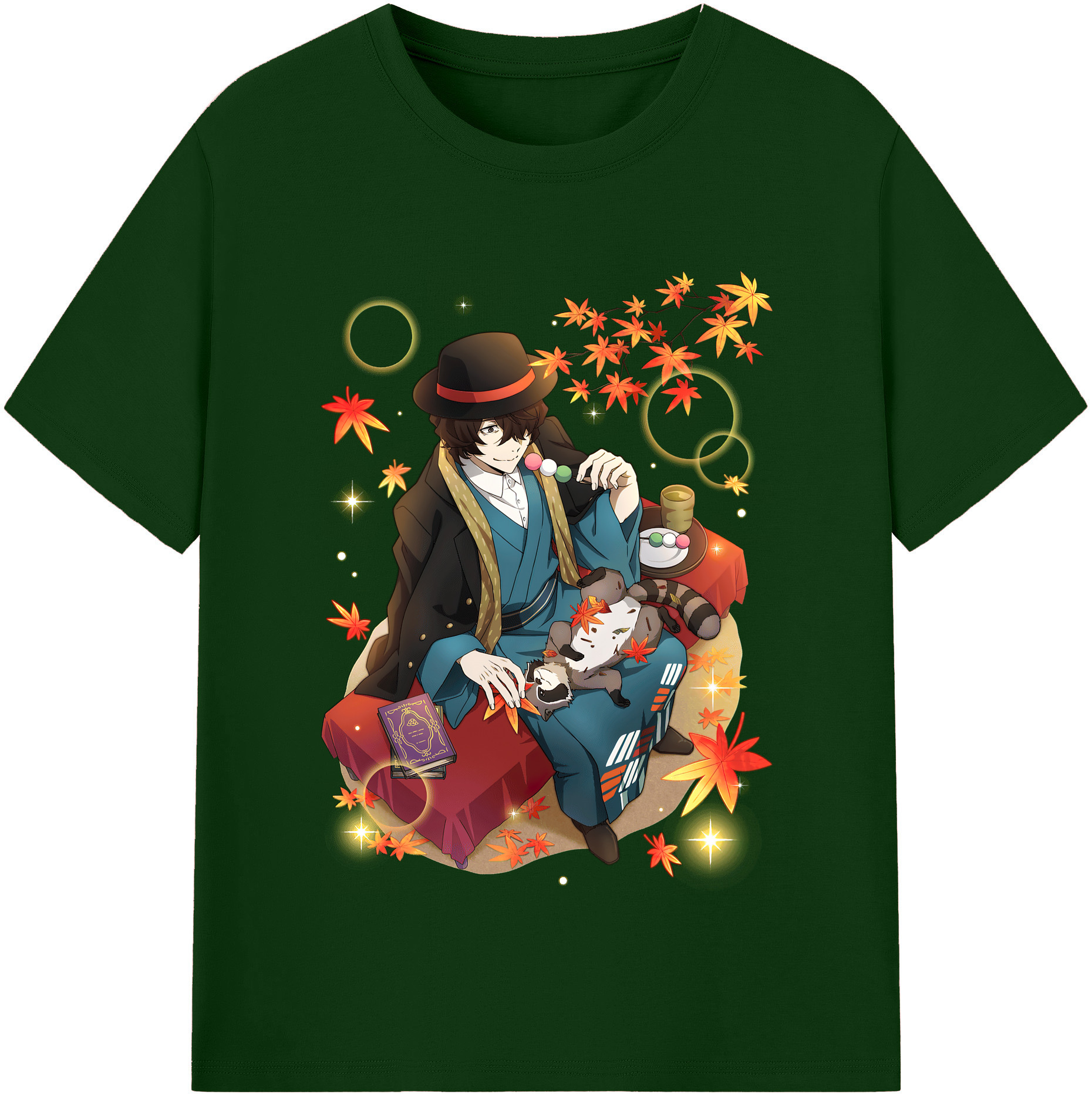 （画像用） 文豪ストレイドッグス Bungo Stray Dogs 綿100％半袖Tシャツ（フロントプリント）